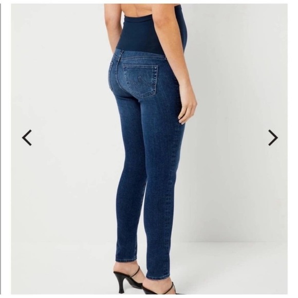 Adriano Goldschmeid maternity over the belly skinny‎ jeans women’s size 27 - Picture 4 of 10